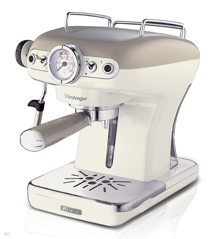 KÁVOVAR ARIETE Vintage Espresso - krémový, 1389/13
