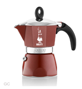 Bialetti Dama Glamour Red 3 porce