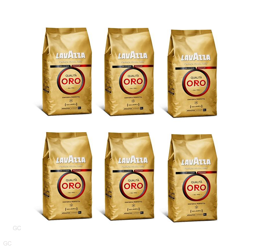 Lavazza Qualita Oro - 6x1kg, zrnková káva