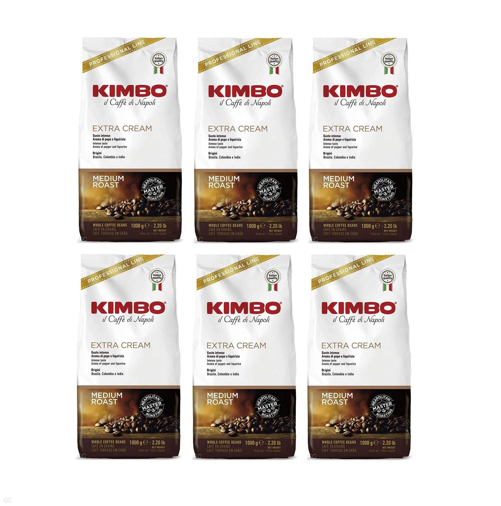 Kimbo Espresso Bar Extra Cream - 6x1kg, zrnková káva