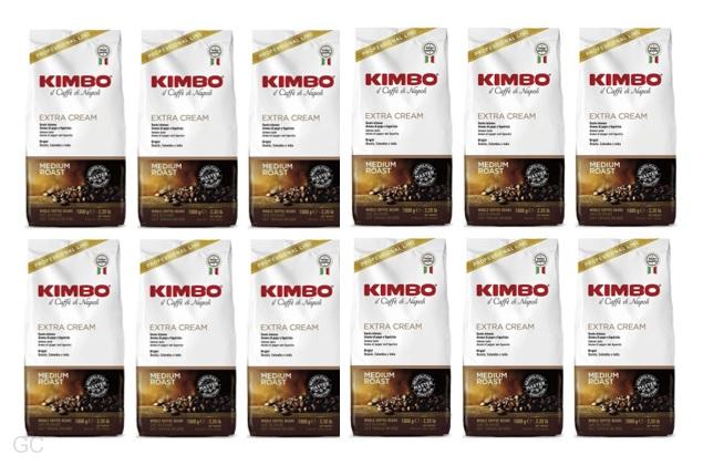 Kimbo Espresso Bar Extra Cream - 12x1kg, zrnková káva