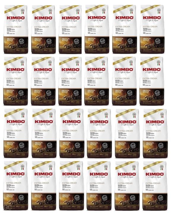 Kimbo Espresso Bar Extra Cream - 24x1kg, zrnková káva