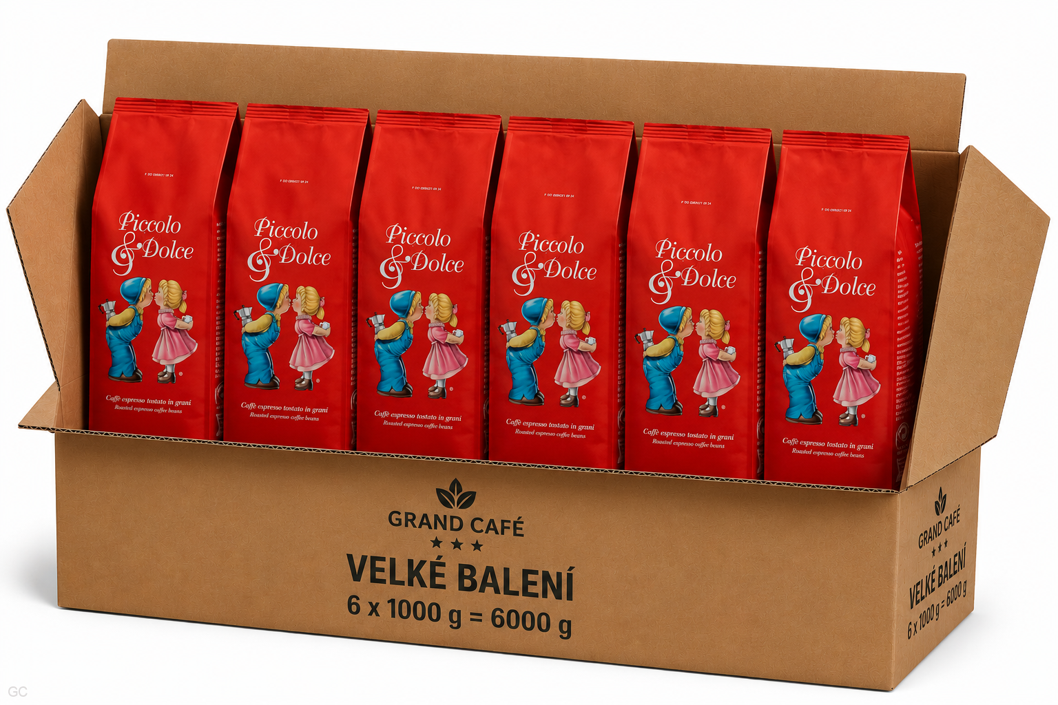Lucaffé Piccolo&Dolce - 6x 1kg, zrnková káva