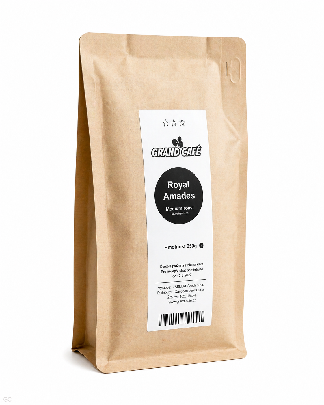Grand Café Royal Amades - 250g, zrnková káva