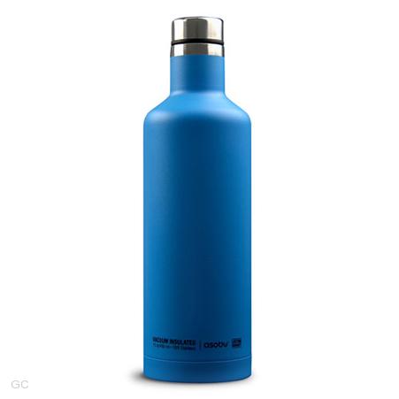 Asobu TIME SQUARE TRAVEL BOTTLE 450 ml blue - termoláhev