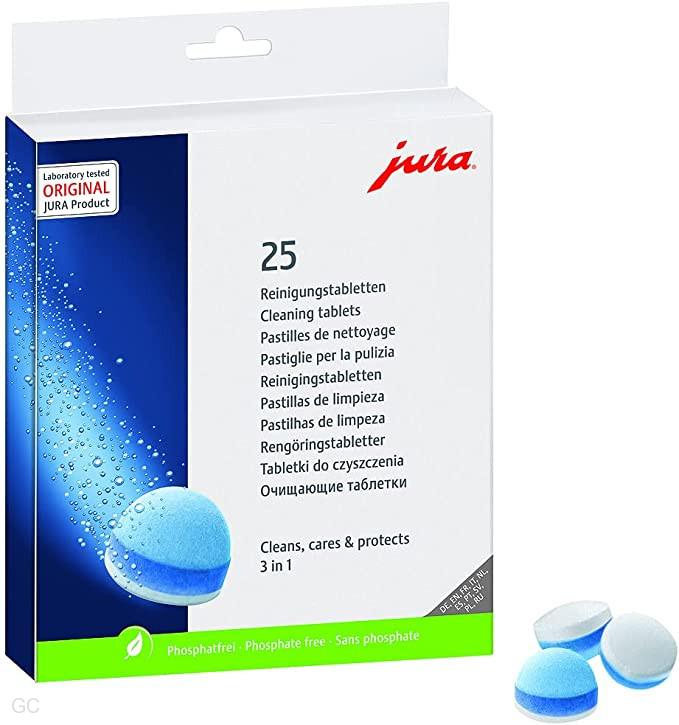 Jura čistící tablety 3-fázové - 25ks