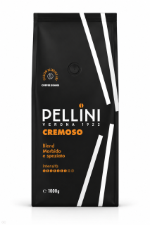 Pellini Cremoso - 1kg, zrnková káva