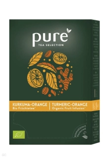Čaj PURE Kurkuma-Pomeranč Bio 25ks