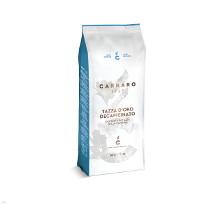 Carraro Tazza D´Oro Decaffeinato - 500g, zrnková káva