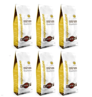 Eurocaf Espresso Italiano - 6x 1kg, zrnková káva