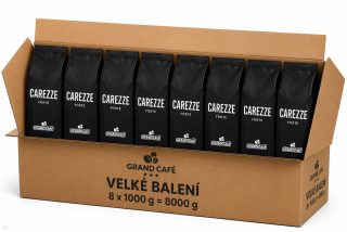 Carezze Forte - 8x 1kg, zrnková káva