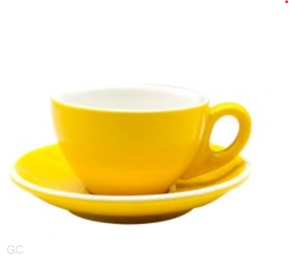 Epic šálek + podšálek 150 ml žlutý