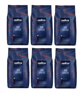 Lavazza Gran Espresso - 6x 1kg, zrnková káva