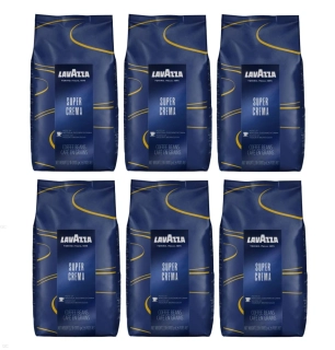 Lavazza Super Crema - 6x 1kg, zrnková káva