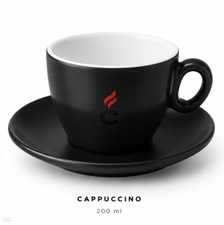 Šálek CARRARO cappuccino s podšálkem