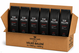 Pellini TOP - 6x1kg, zrnková káva