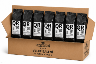 QR Caffé Black Classic - 7x1kg, zrnková káva