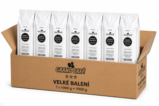 Grand Café Arabica Esclusiva - 7x1kg, zrnková káva